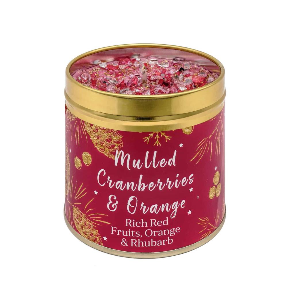 Best Kept Secrets Mulled Cranberries & Orange Elegance Tin Candle £8.99